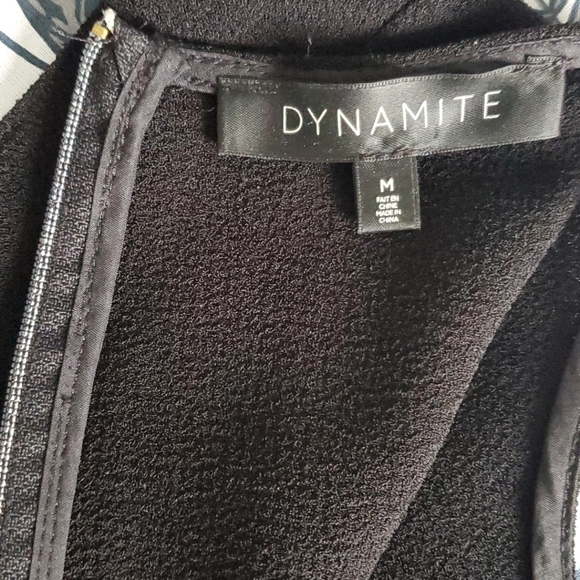 Dynamite Black Pin-tuck Dress - Picture 11 of 11